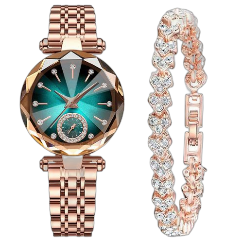 La mode femmes élégant mode analogique créative diamond dial watch