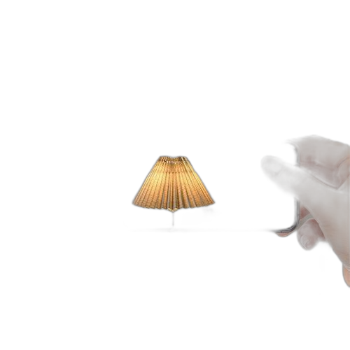 Lampe de table plissée led,lampe de chevet ins chambre,veilleuse décorative,lampe de table jaune