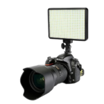 Lampe led professionnelle ultra mince 396, éclairage vidéo pour caméra, + batterie & chargeur