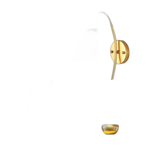 Lampe murale led en forme de boule de verre dorée au design moderne, luminaire décoratif d'intérieur, idéal pour un salon, une salle de bain, une chambre à coucher, une entrée ou un porche