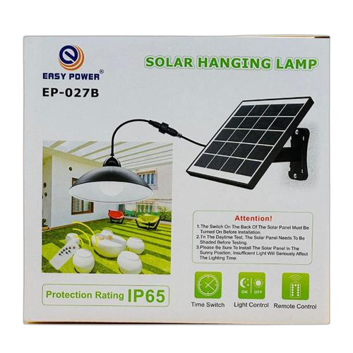 Lampe solaire suspendue easy power ep 027b : – Image 6