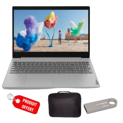 Lenovo ip1 dual core 4go ram stockage 256go ssdecran 15.6" +sac et clé 16go