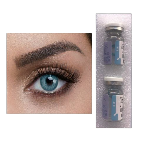 Lentilles de contact 2 lentilles1 paire bleu