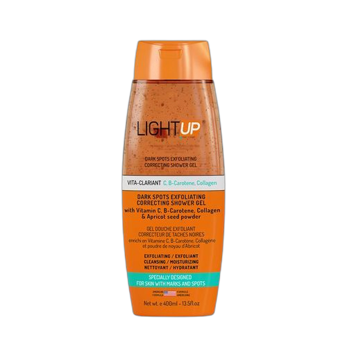 Light up gel douche exfoliant eclaircissant light up (carotte) 400ml