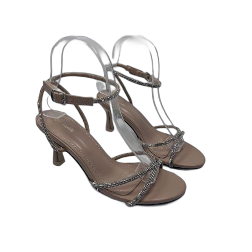 Lilas femmes été chic et populaire sandales à talons hauts articles de mode recommandations cadeaux casual tous les jours design simple et durablebeige – Image 28
