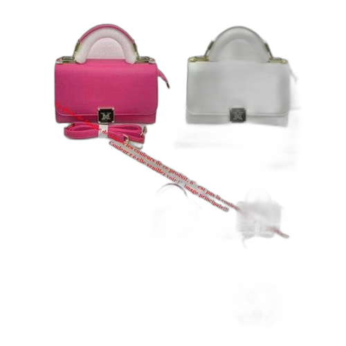 Lilas nouveaux sacs en cuir pour femmes d’été artisanat haut de gamme diamants incrustés, design de verrouillagesilver