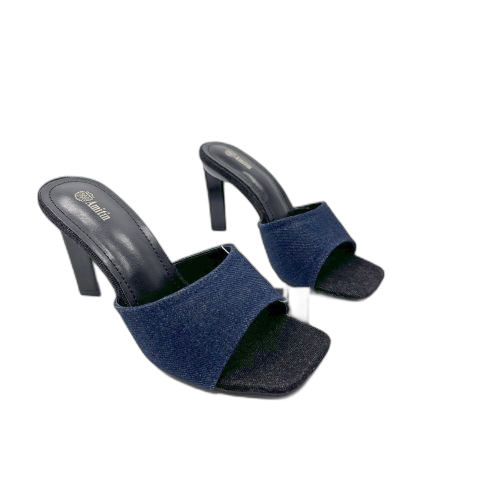 Lilas pantoufles d’été pour femme noir – Image 5