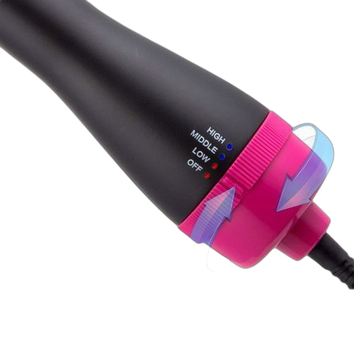 Lisseur peigne brosse sèche cheveux numérique comme image soin des cheveux noir