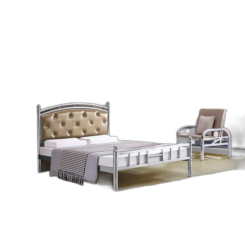 Lit en inox 1 place haut de gamme lit très luxueux lit