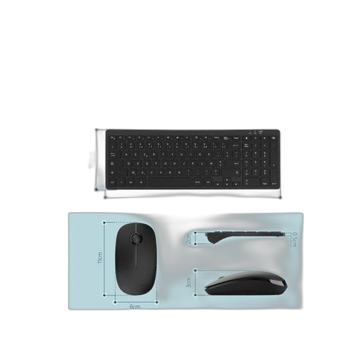Logitech clavier et souris sans fil noir mince et durable