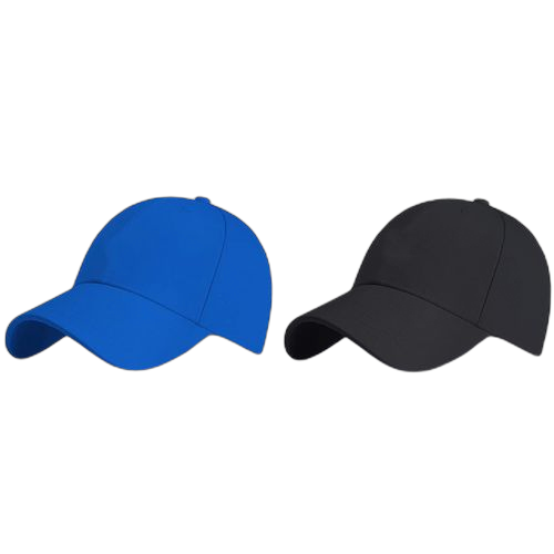 Lot 2 casquette bleu et noire unisexe