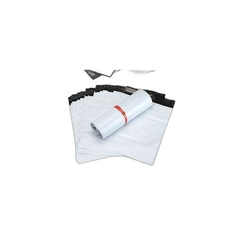 Lot de 100 sachets en plastique scellés auto étanchéité fermeture adhésive blanc 20*35
