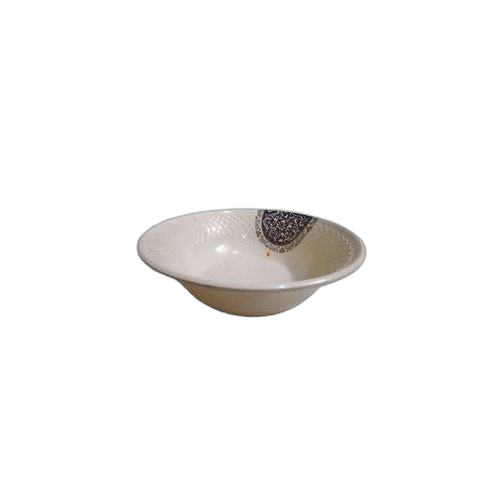 Lot de 12 assiettes forme ronde beige