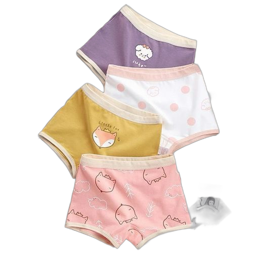 Lot de 12 slips en coton fillettemulticolor