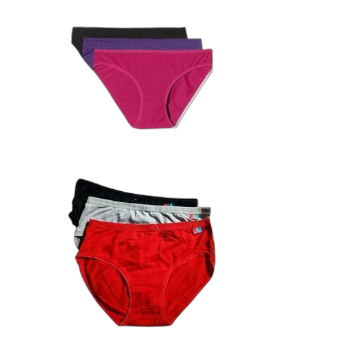 Lot de 12 slips en coton multicolores