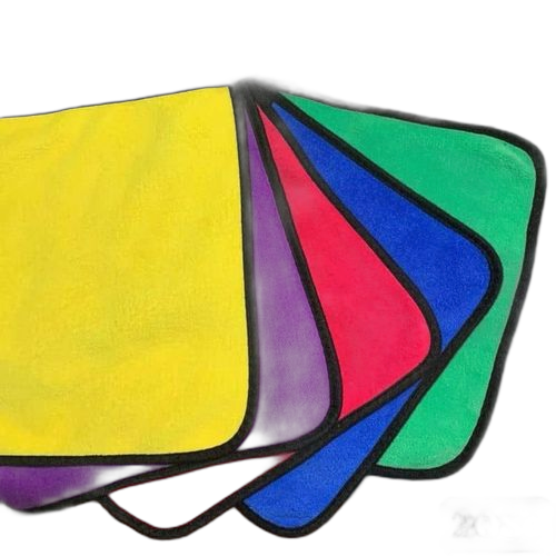 Lot de 12 torchons 100% coton couleur aléatoire