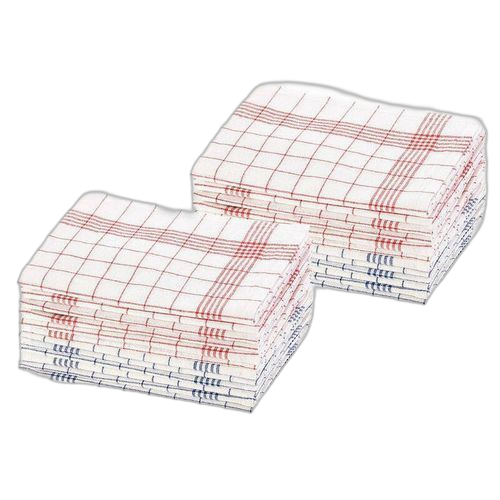 Lot de 12 torchonscoton à vaisselle et maintorchon de service