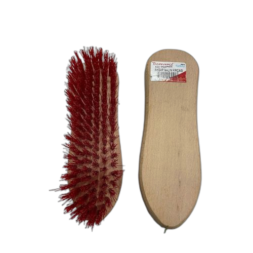 Lot de 2 – brosse à main rigide en bois pour nettoyage des sols et des tapis