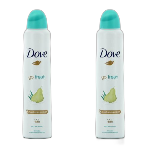 Lot de 2 déodorants spray 250 ml go fresh grenade