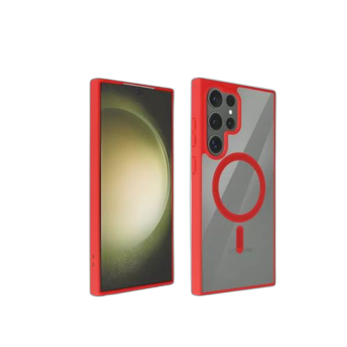 Lot de 2 x coques magnétiques transparentes magsafe samsung galaxy s22 ultra