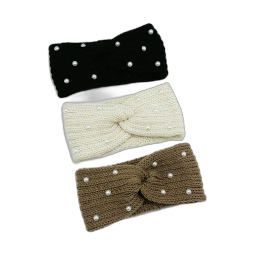 Lot de 3 bandeaux en laine – Image 2