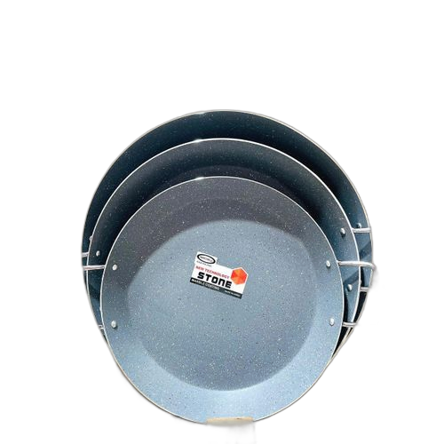 Lot de 3 grandes poêles à paella