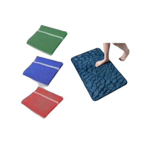 Lot de 3 serpillières plus pose pied sorti de bain