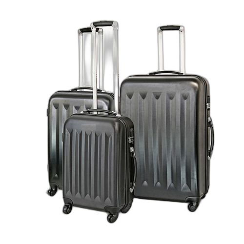 Lot de 3 valises de voyage incassables23kilos, 20kilos et 10 kilos en coque 4 roues code de sécurité