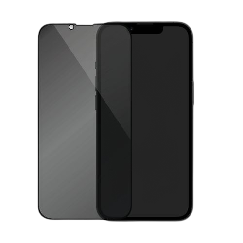 Lot de 3 x protection d'écran privée en verre trempé (100% de surface couverte) pour apple iphone 13/13 pro