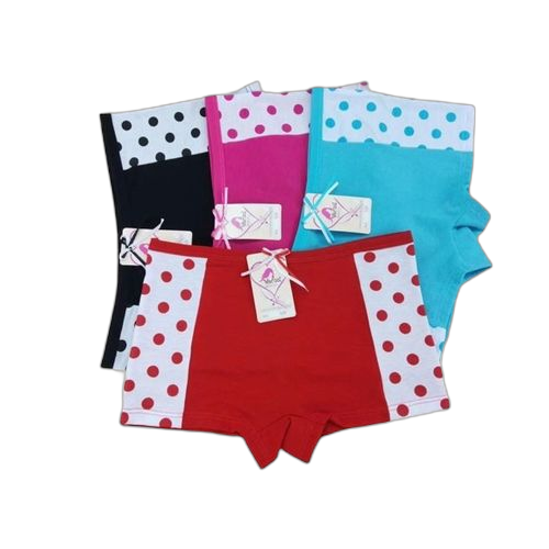 Lot de 4 boxeurs fille en coton