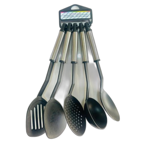 Lot de 5 ustensiles pour antiadhésif, cuillère spatule tourneur cuillère