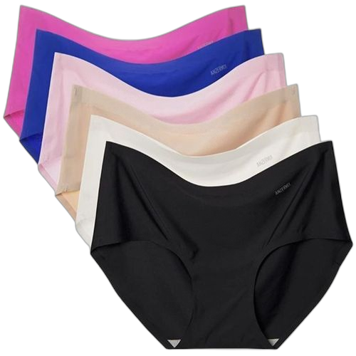 Lot de 6 boxers femme invisible