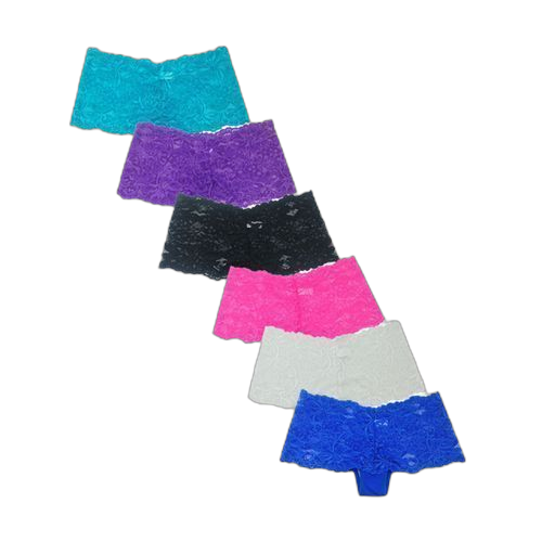 Lot de 6 coule culottes dentelle différentes couleur