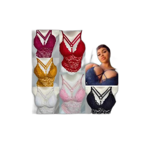 Lot de 6 soutien gorge dentelle