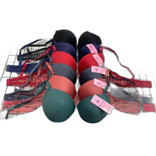 Lot de 6 soutien gorge multicolore