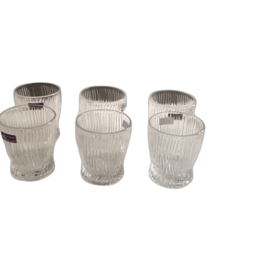 Lot de 6 tasses en verres pour boisson