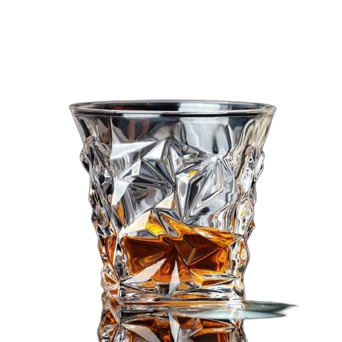 Lot de 6 verres à en cristal de qualité supérieure de 283,5 g, style rock pour boire des cocktails à l'ancienne pour homme