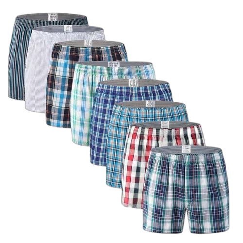 Lots de 6 caleçons hommesmulticolores