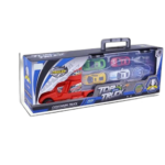 Louna camion jouet 7 en 1_ensemble camion et petite voiture rouge