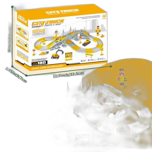 Louna ensemble de jeu de piste 180 pces avec voiture