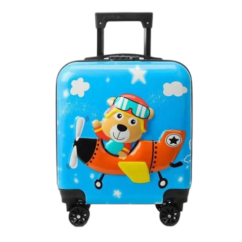 Louna valise pour efant très design bleu