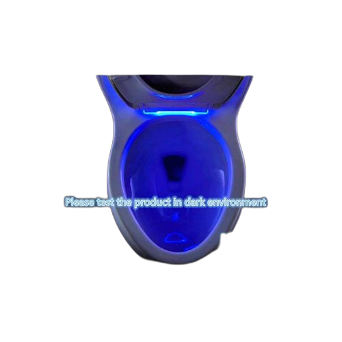 Lumière de toilette led à capteur de mouvement multicolore