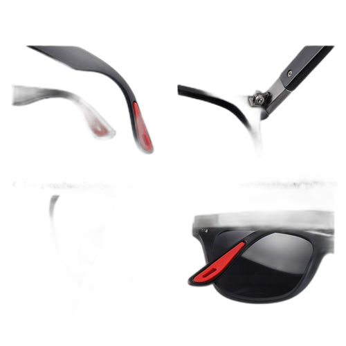 Lunettes de soleil polarisées hommes femmes lunettes de soleil sport à monture rondemarron