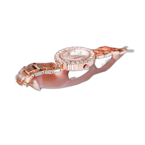 Lvpai bracelet montre de luxe pour femme rose / or
