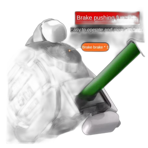 Mètre ruban en acier autobloquant noir ruban fluorescent 5m