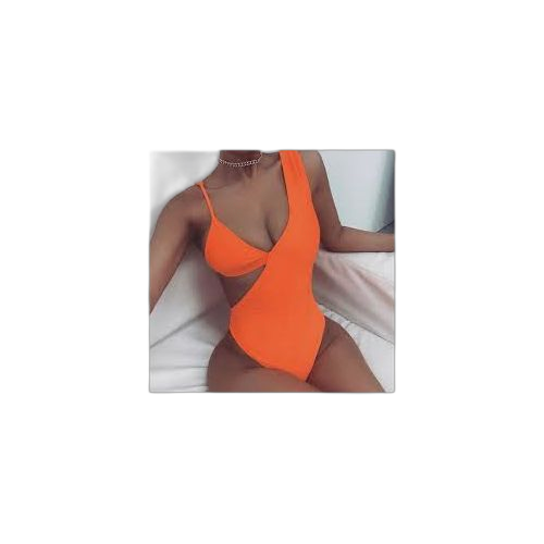 Maillot de bain femme orange