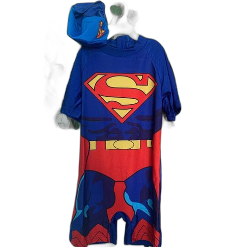 Maillot de bain super heros superman avec bonnet