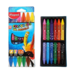 Maped boite de 12 pastels à l'huile assorties multicolor