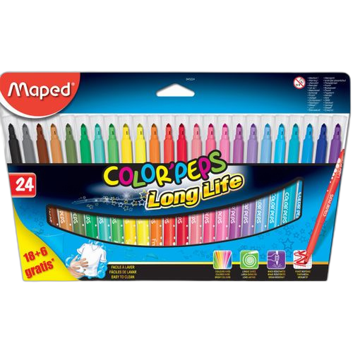 Maped feutres couleurs maped (24)