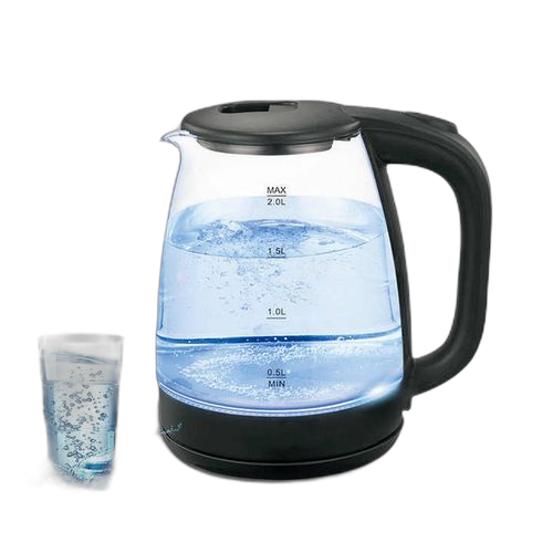 Marado bouilloire en verre marado, haute qualité, en acier inoxydable électrique